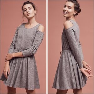 Anthropologie Lili's Closet Cold Shoulder Dress